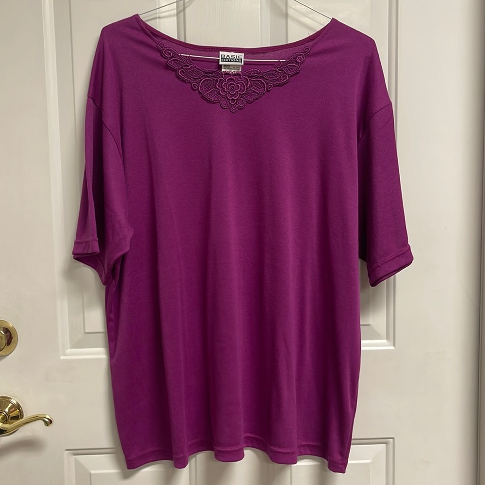 Basic Editions Purple T-shirt